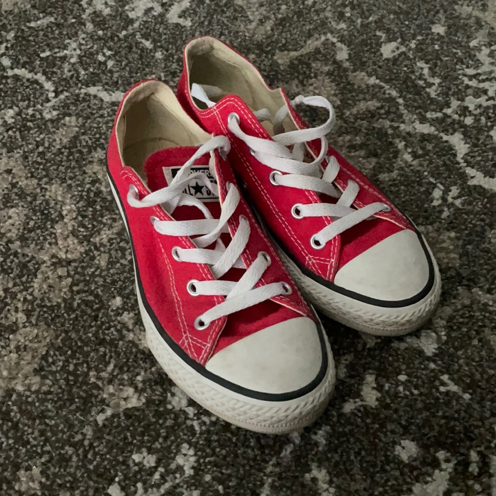 Red converse
